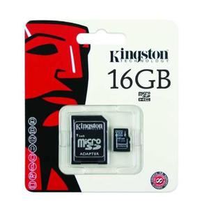 Memoria Micro Sd 16gb Kingston Celulares + Adaptador Sd