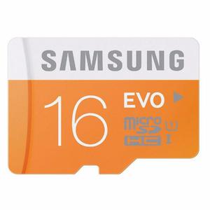 Memoria Microsd Samsung Evo 16gb 48mb/s Clase 10 Ultra Fast