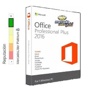 Office  Pro Plus 1 Pc Licencia Original Oferta