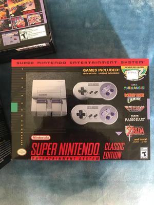 SUPER NINTENDO CLASICO MINI EDICION LIMITADA