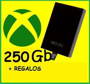 Disco Duro 250 Gb Para Xbox  Rgh Nuevo + Regalos