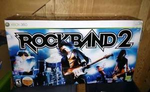 Rock Band 2, Batería, Guitarra, Juego, Microfono, Xbox 360