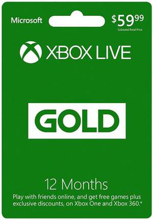 Xbox Live 12 Meses Gold Membresía - Código Digita
