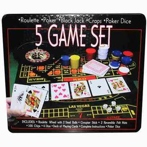 5 Juegos Casino Ruleta Poker Blackjack Poker Dados 