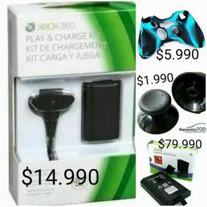 Accesorios Xbox 360 Carga Y Juega