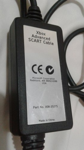 Cable Rgb Advance Scart Xbox Clasico Original