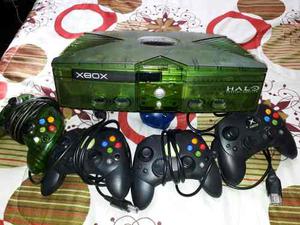 Consola Xbox Color Verde Juegos Incluidos Y 20cds