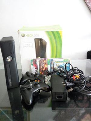Envio Gratis!! Xbox 360 Slim Con Dos Controles Originales.