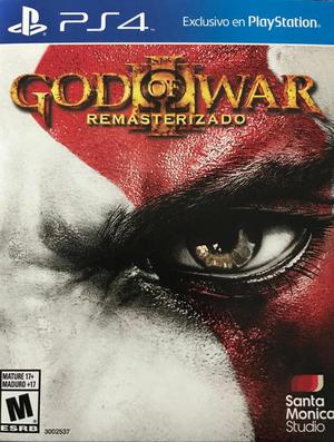 GOD OF WAR REMASTERIZADO PARA PS4