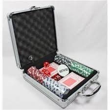 Maletin Juego De Poker Set De 100 Fichas