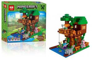 Minecraft 406 Piezas Kit Construccion Casa Arbol Tipo Lego