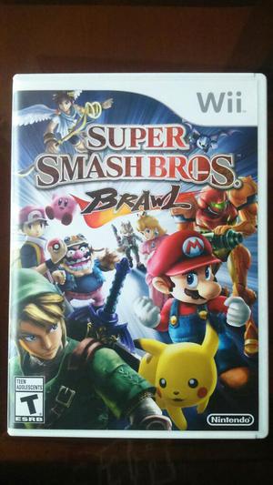 Super Smash Bros Brawl nuevo sellado Wii