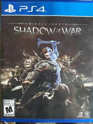 Vendo Juego de Play 4 Shadow Of War