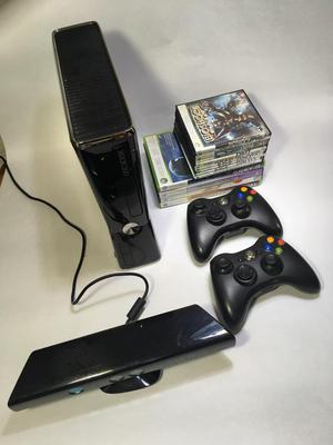 Xbox 360 con Kinect y Videojuegos.