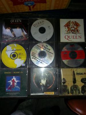 Vendo los 3 CDs de Enigma y los 6 CDs de Queen Originales