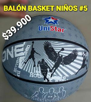 Balón Basket Niños N5 Unistar - Cali
