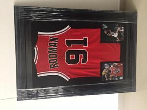 Dennis Rodman, Camisa Firmada Autografiada Chicago Bulls -