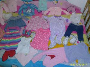 Lote de ropa para niña de 6 a10 meses - Cali