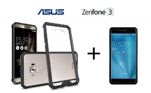 Protector Asus Zenfone 3 Combo Vidrio Templado Anti impacto