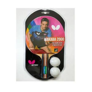 Raqueta de tenis de mesa Wakaba 20002 bolas ORIGINAL -