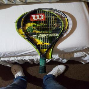 Raqueta de tennis para niños Wilson Titanio y grafito -