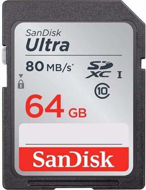 Sd 64gb Sandisk Ultra 80mb/s