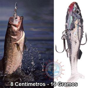 Señuelos De Pesca Señuelo Blando Con Anzuelos 8cm 16g