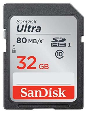 Tarjeta De Memoria Flash Sandisk Ultra Sdhc 32gb 80mb