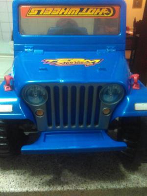 jeep hot wheels de juguete electrico a baterias