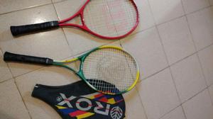 raquetas Americanas WILSON Y ROX para tennis chicos
