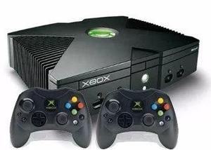 Xbox Clasico Negro 2 Control Original + Juegos