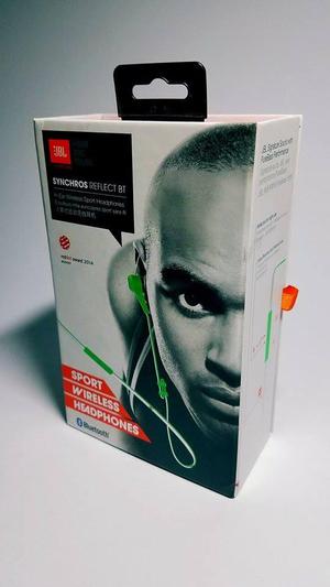 Audífonos Jbl Synchros Reflect Bt Verde Bluetooth In Ear