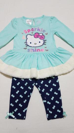 Conjunto Navideño Hello Kitty Bebe Niña