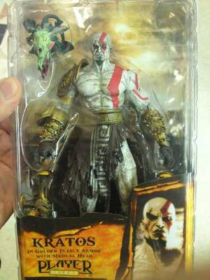 Figura Kratos De God Of War Con Medusa Original De Neca
