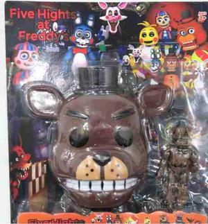 Five Nights At Freddy's Mascara + Figura Importado Ajd