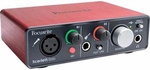 Interface Focusrite Scarlett Solo Mkll Con Protools