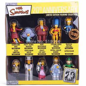Los Simpsons Set Edición Limitada 20th Aniversario Figuras