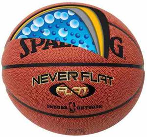Balon Baloncesto Spalding Original Cuero Neverflat Pro