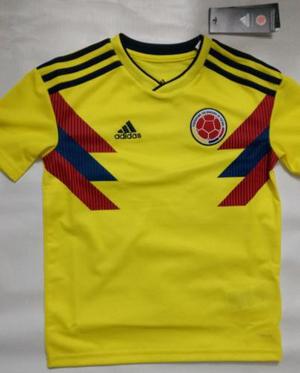Camiseta Selección Colombia Niño Original Mundial Rusia