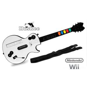 Guitarra Inalambrica Para Nintendo Wii O Wii U, Huskee Nueva