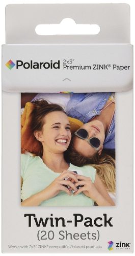 Polaroid 2x3 Pulgada Zink Papel Fotográfico Repuesto 20