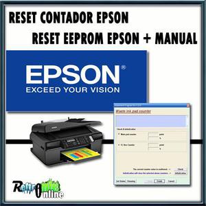 Reset Epson Contador de Impresiones Almohadillas -