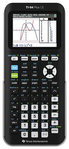 Calculadora Gráfica Texas Instruments Ti-84 Plus Ce,negro