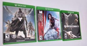 3 juegos de Xbox One. Precio Fijo!!! No Cambios!!!