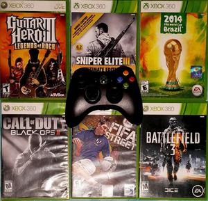 Control Y Juegos Orignales de Xbox 360
