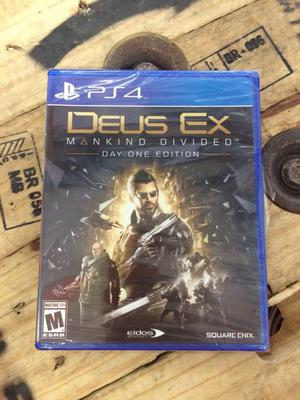 Deus Ex Mankind Devided Day One Edition Nuevo Ps4