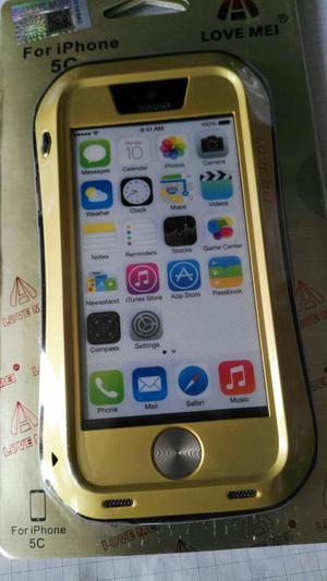 Estuches Aluminio, Love Mei iPhone 5, 5c