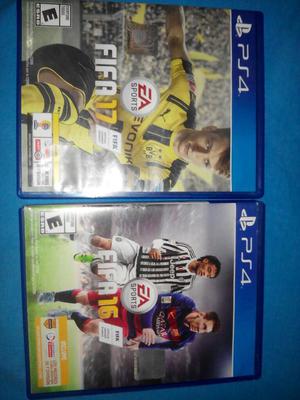 Fifa 16 Y 17 de Segunda Como Nuevos...