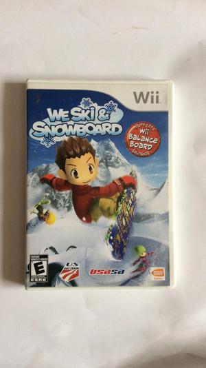 Juego Wii "We Ski And Snowboard"
