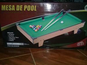 Mesa De Pool Mediana Juego Para Niños